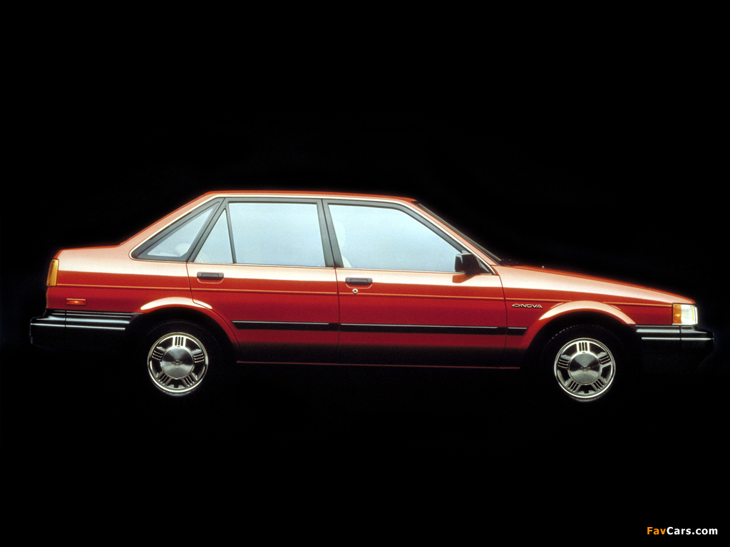 Chevrolet Nova Sedan (AE82) 1985–88 pictures (1024 x 768)