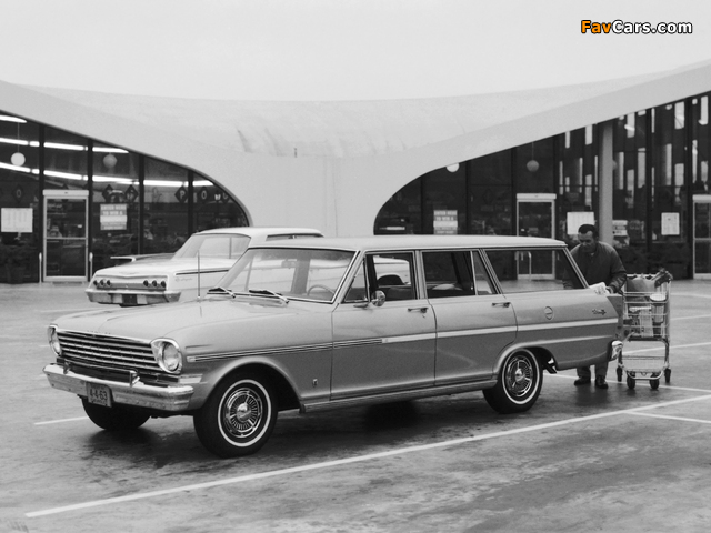 Pictures of Chevrolet Chevy II Nova 400 Station Wagon (435) 1963 (640 x 480)