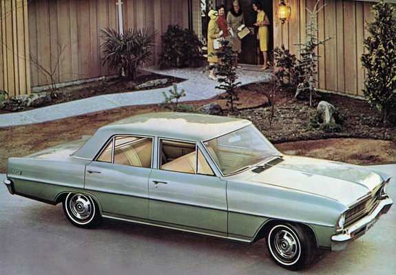 Pictures of Chevrolet Nova 4-door Sedan 1966