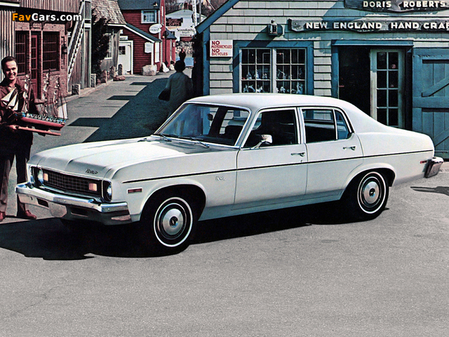 Pictures of Chevrolet Nova Sedan 1973 (640 x 480)