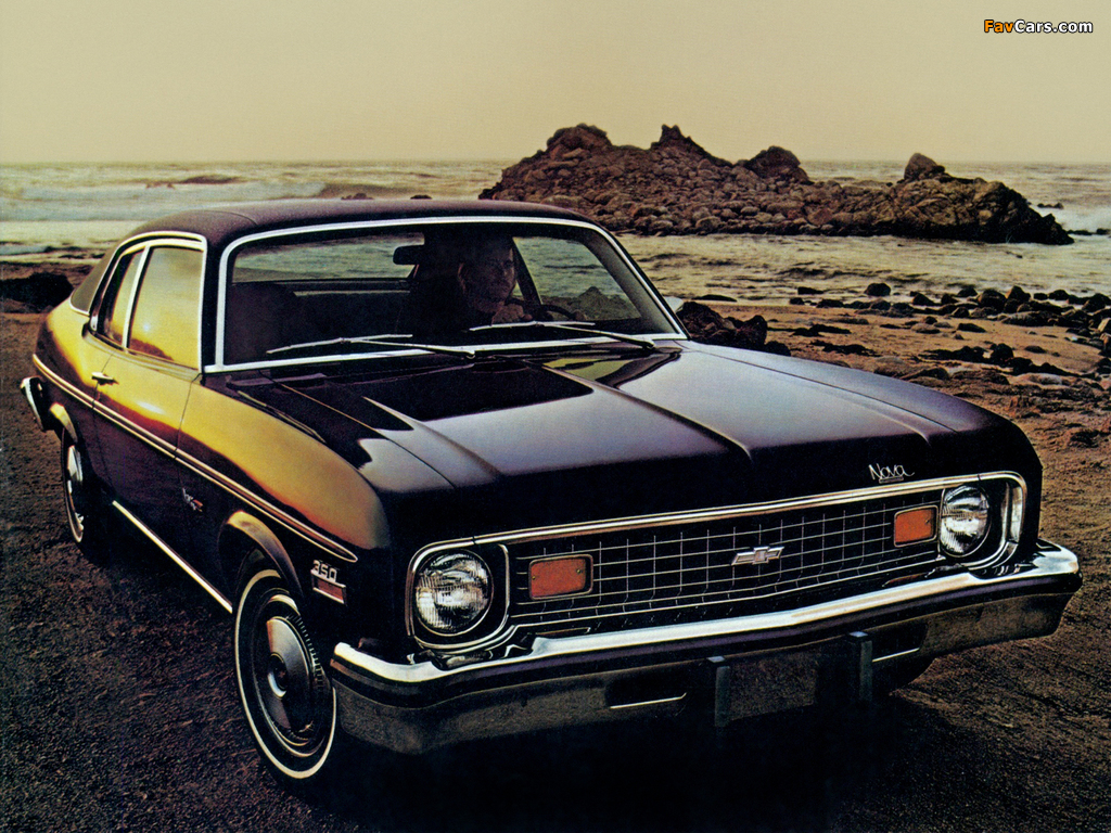 Chevrolet Nova Coupe (X27) 1974 wallpapers (1024 x 768)