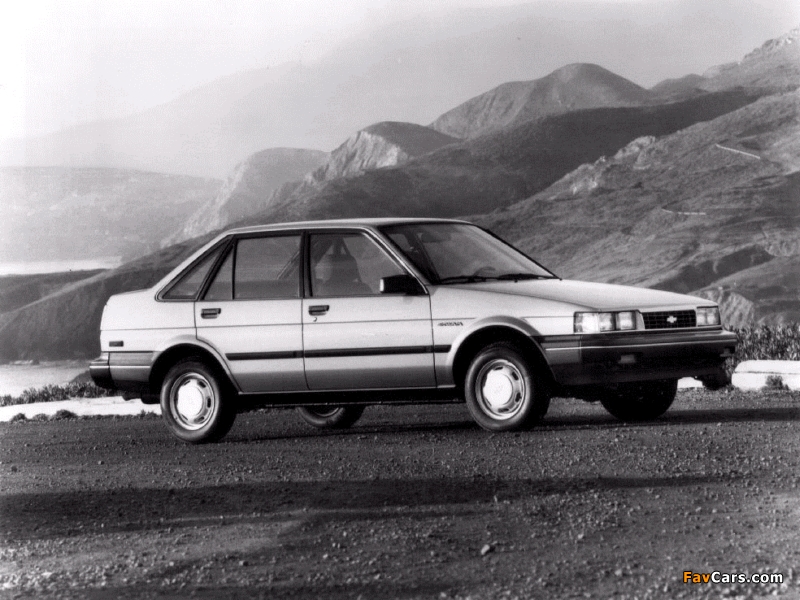 Chevrolet Nova Sedan (AE82) 1985–88 wallpapers (800 x 600)