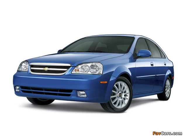 Chevrolet Optra Sedan CA-spec 2004–08 wallpapers (640 x 480)