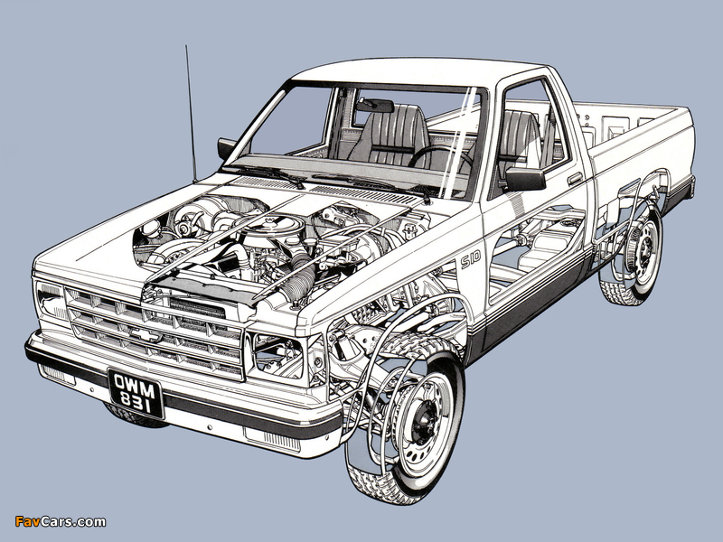 Chevrolet S-10 Single Cab 1982–93 photos (800 x 600)