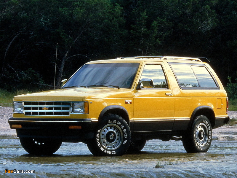 Chevrolet S-10 Blazer 3-door 1983–94 images (800 x 600)