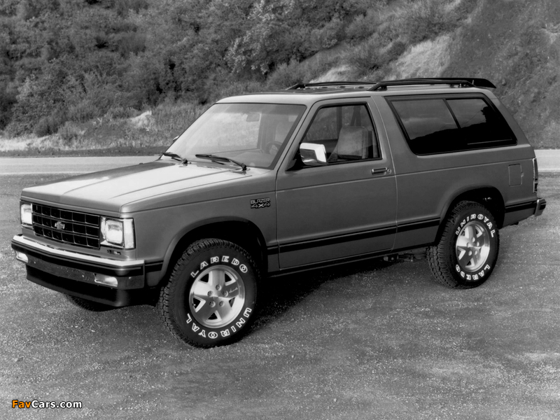 Chevrolet S-10 Blazer 3-door 1983–94 images (800 x 600)