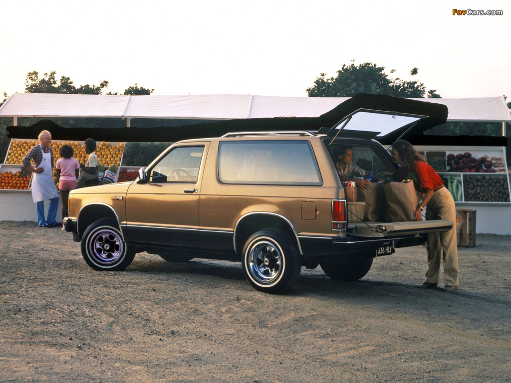 Chevrolet S-10 Blazer 3-door 1983–94 photos (1024 x 768)