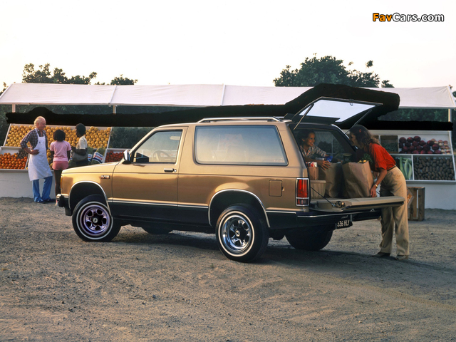 Chevrolet S-10 Blazer 3-door 1983–94 photos (640 x 480)