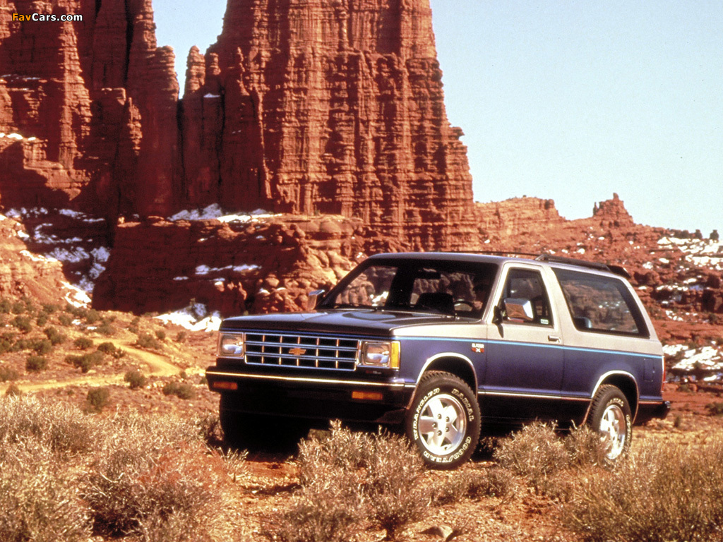 Chevrolet S-10 Blazer 3-door 1983–94 wallpapers (1024 x 768)
