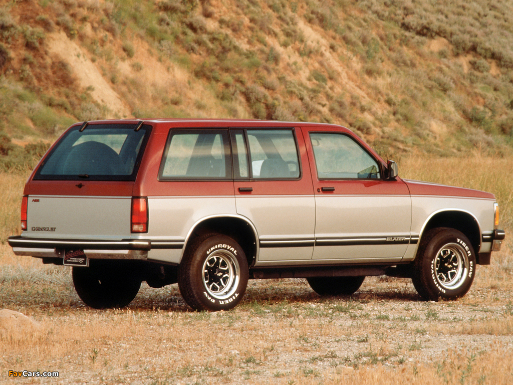 Chevrolet S-10 Blazer 5-door 1990–94 images (1024 x 768)