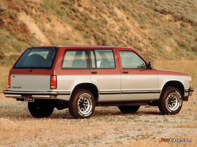 Chevrolet S-10 Blazer 5-door 1990–94 images (640 x 480)