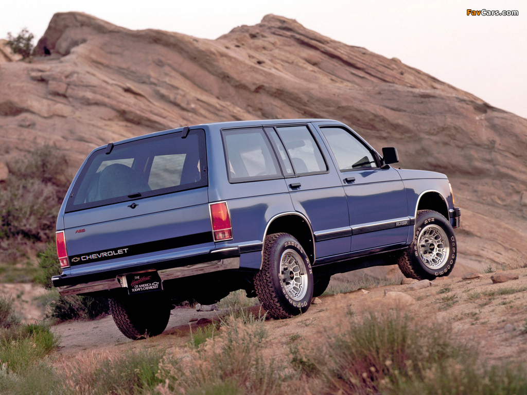 Chevrolet S-10 Blazer 5-door 1990–94 photos (1024 x 768)