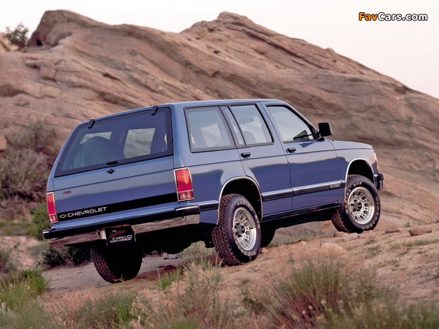 Chevrolet S-10 Blazer 5-door 1990–94 photos (640 x 480)