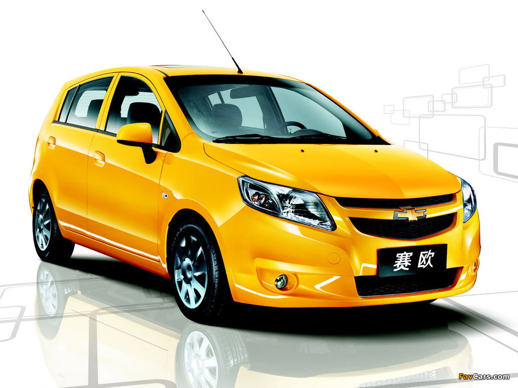 Chevrolet Sail Hatchback 2010 wallpapers (1024 x 768)