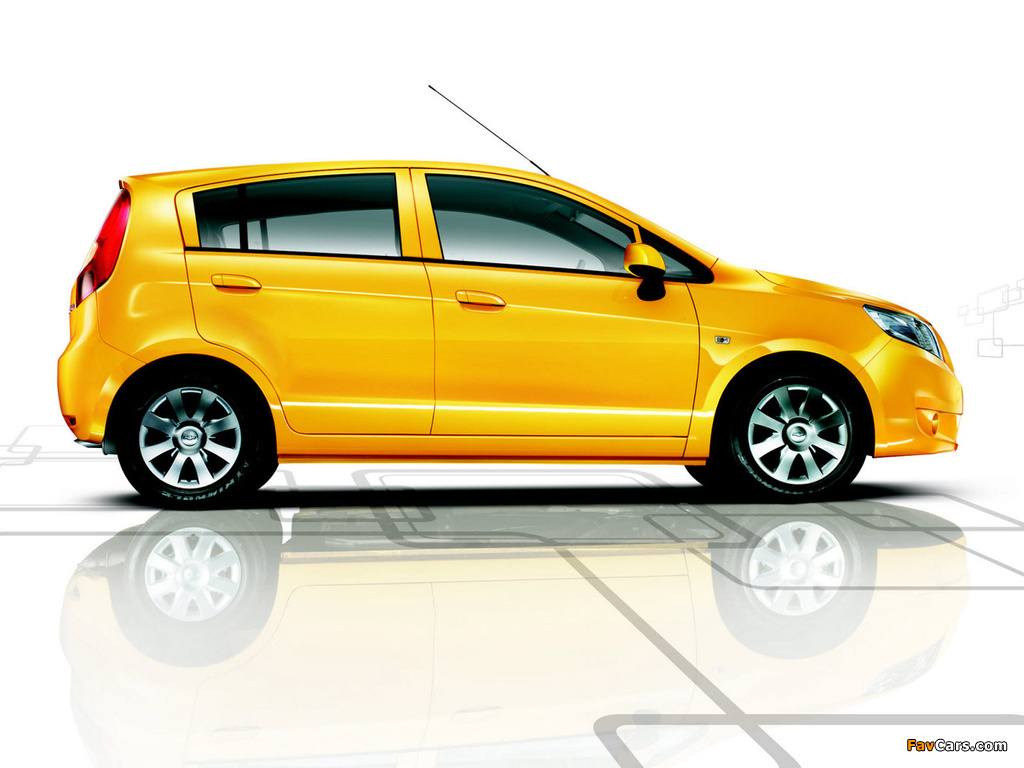 Chevrolet Sail Hatchback 2010 wallpapers (1024 x 768)