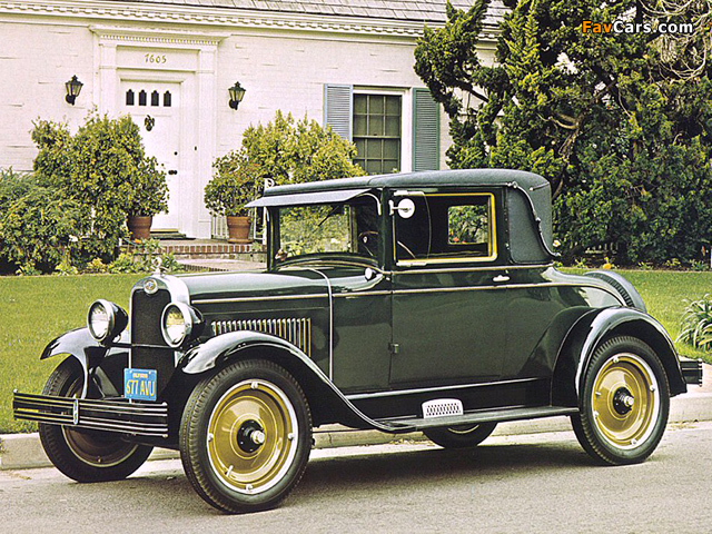 Chevrolet Series V Coupe 1927 wallpapers (640 x 480)