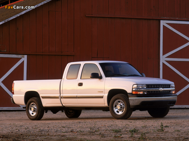 Chevrolet Silverado Extended Cab 1999–2002 images (640 x 480)