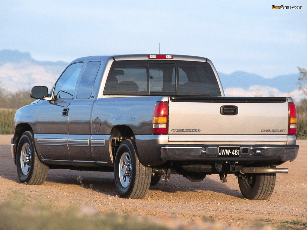 Chevrolet Silverado Extended Cab 1999–2002 images (1024 x 768)