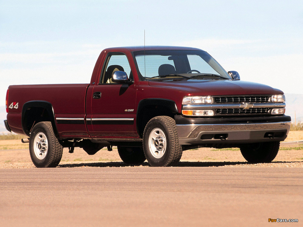 Chevrolet Silverado Regular Cab 1999–2002 photos (1024 x 768)