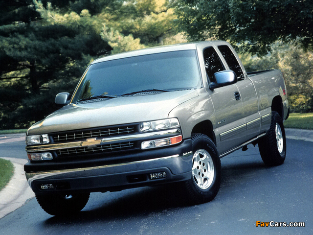 Chevrolet Silverado Extended Cab 1999–2002 photos (640 x 480)