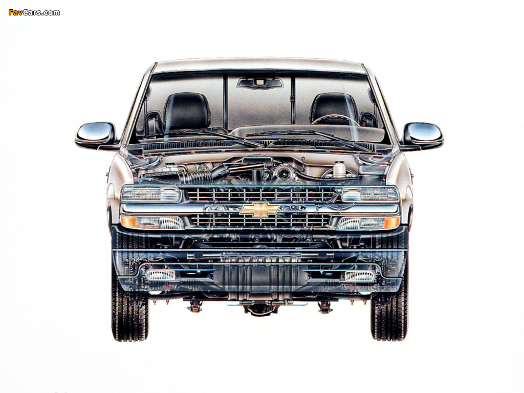 Chevrolet Silverado Extended Cab 1999–2002 wallpapers (1024 x 768)