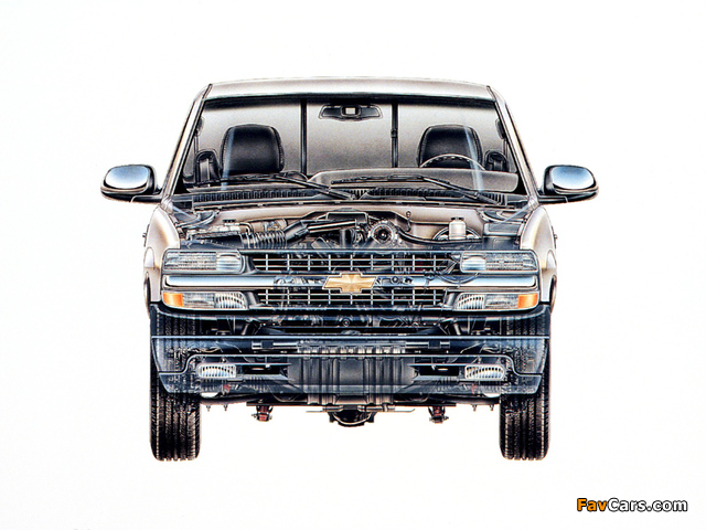 Chevrolet Silverado Extended Cab 1999–2002 wallpapers (640 x 480)