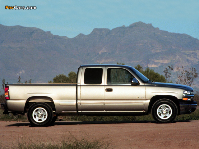 Chevrolet Silverado Extended Cab 1999–2002 wallpapers (640 x 480)