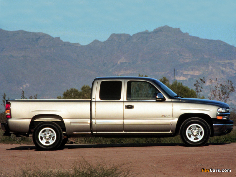 Chevrolet Silverado Extended Cab 1999–2002 wallpapers (800 x 600)