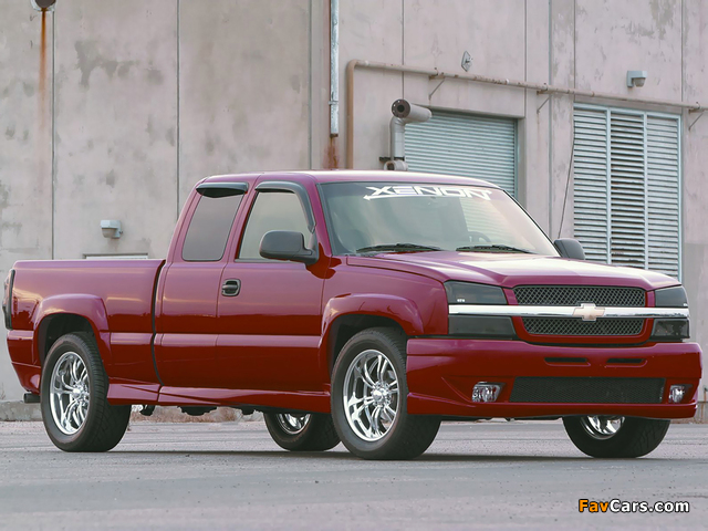 Xenon Chevrolet Silverado Extended Cab 2002–06 images (640 x 480)