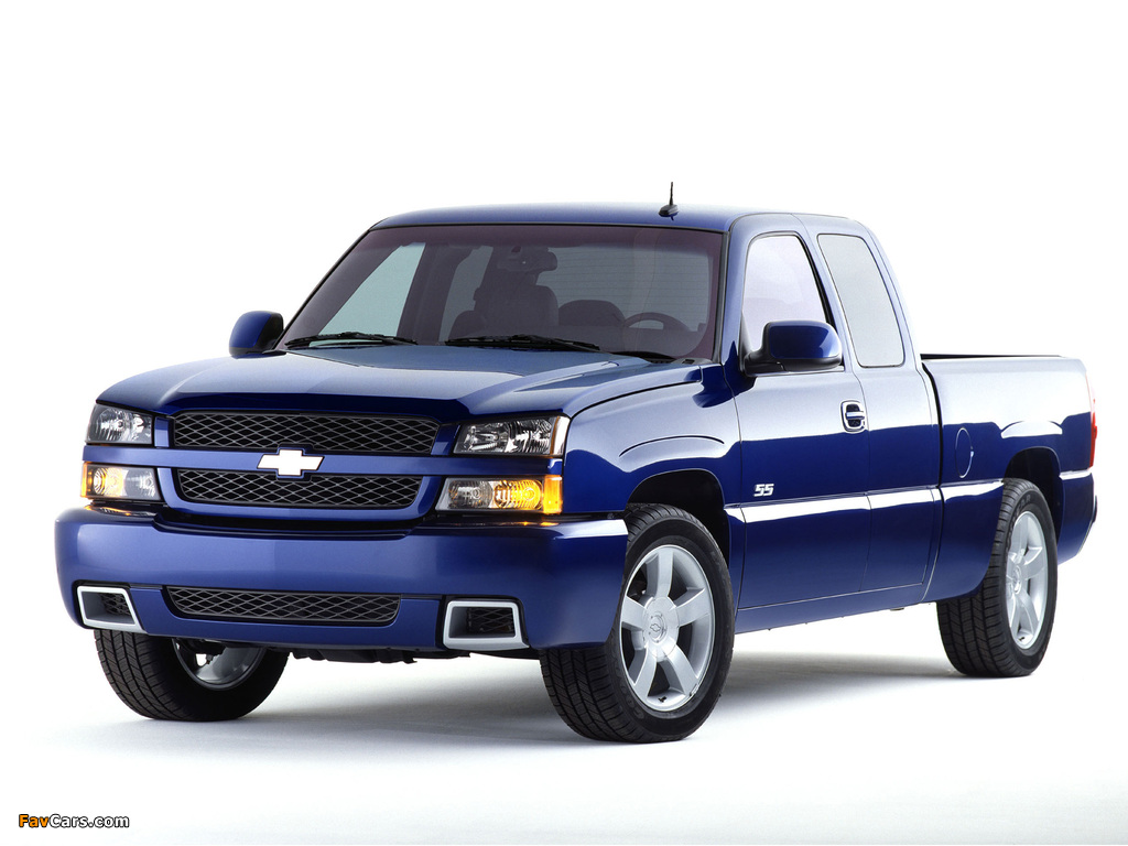 Chevrolet Silverado SS Extended Cab 2002–07 wallpapers (1024 x 768)