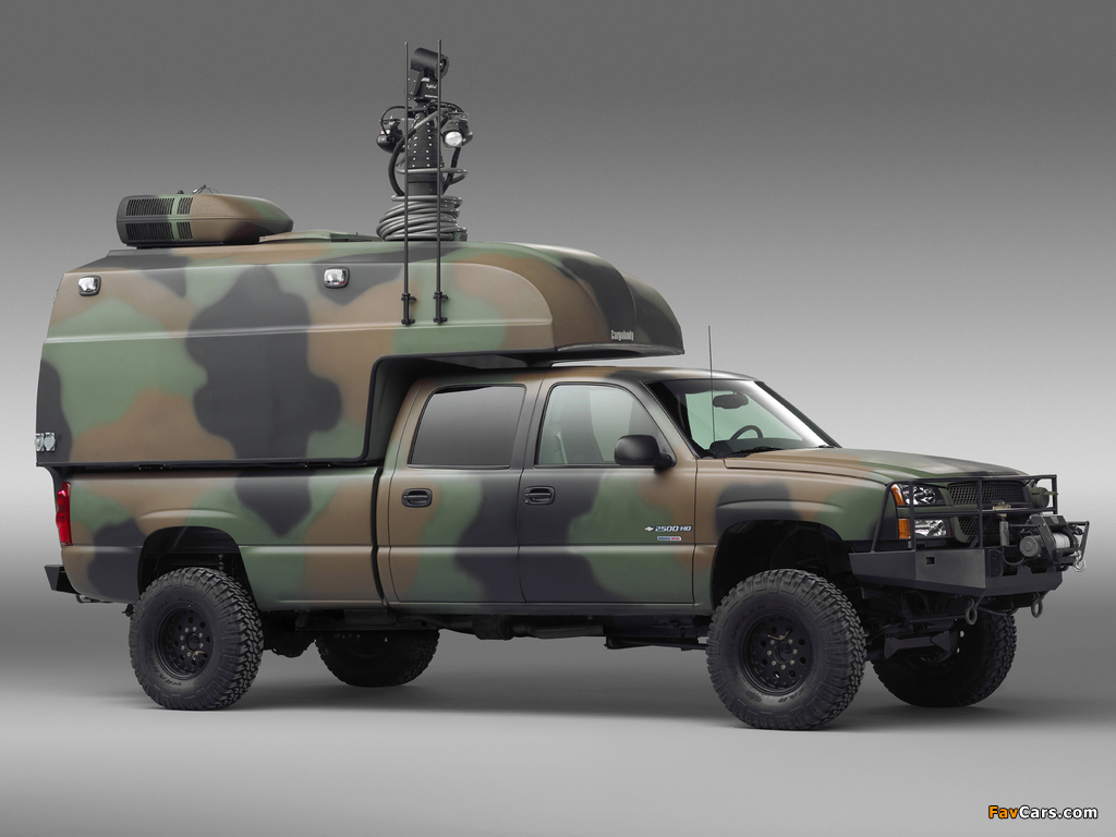 Chevrolet Silverado Military Vehicle 2004–06 pictures (1024 x 768)