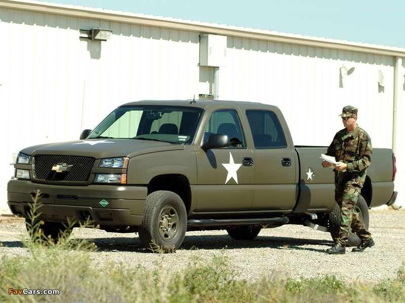 Chevrolet Silverado Hydrogen Military Vehicle 2005 pictures (800 x 600)