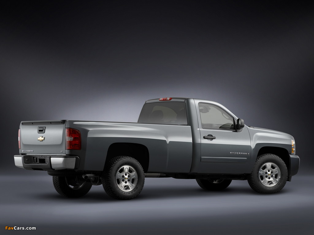 Chevrolet Silverado Regular Cab 2007–13 photos (1024 x 768)