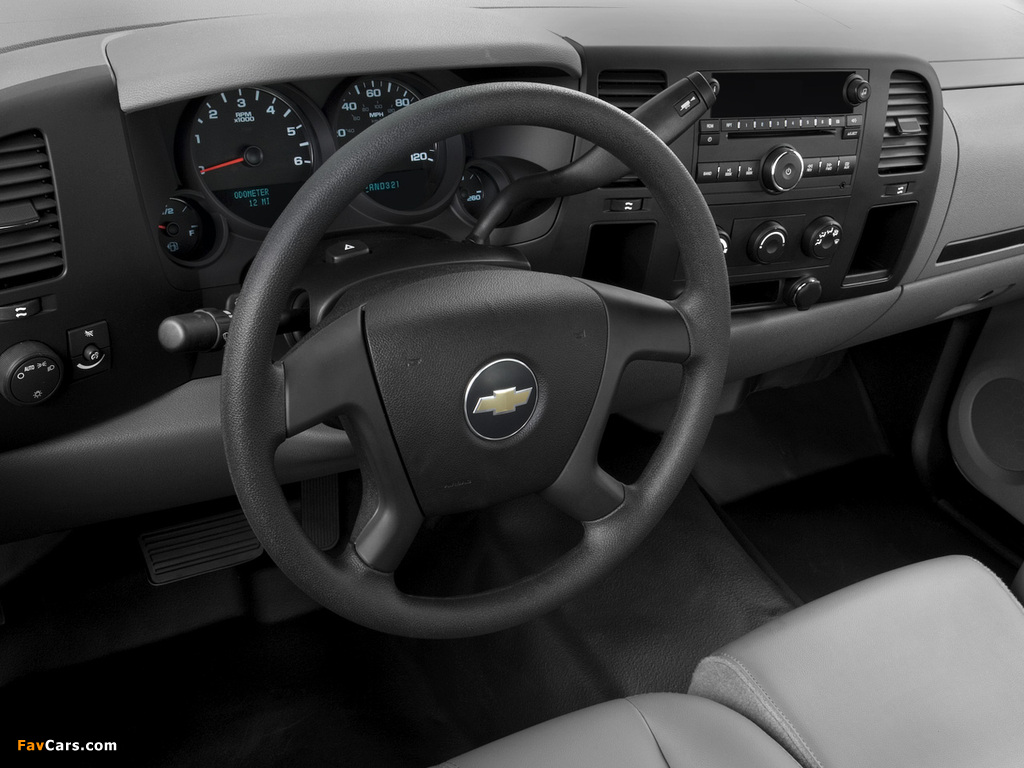 Chevrolet Silverado Regular Cab 2007–13 pictures (1024 x 768)