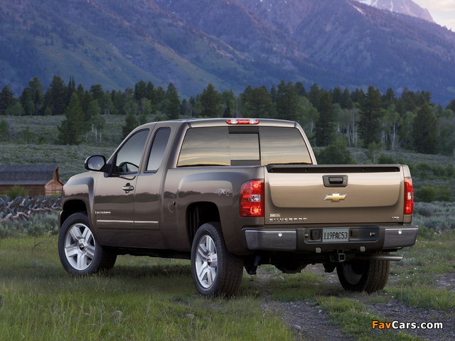 Chevrolet Silverado Extended Cab 2007–13 wallpapers (640 x 480)