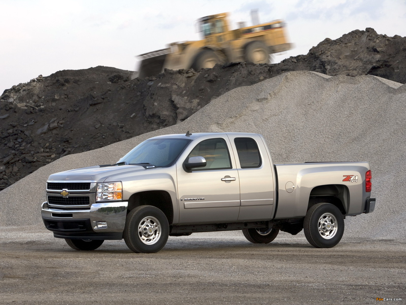 Chevrolet Silverado 2500 HD Z71 Extended Cab 2007–10 wallpapers (1600 x 1200)