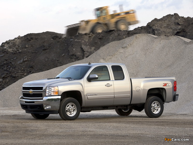 Chevrolet Silverado 2500 HD Z71 Extended Cab 2007–10 wallpapers (800 x 600)