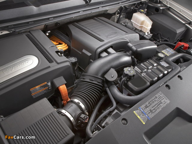 Chevrolet Silverado Hybrid Crew Cab 2008–13 photos (640 x 480)