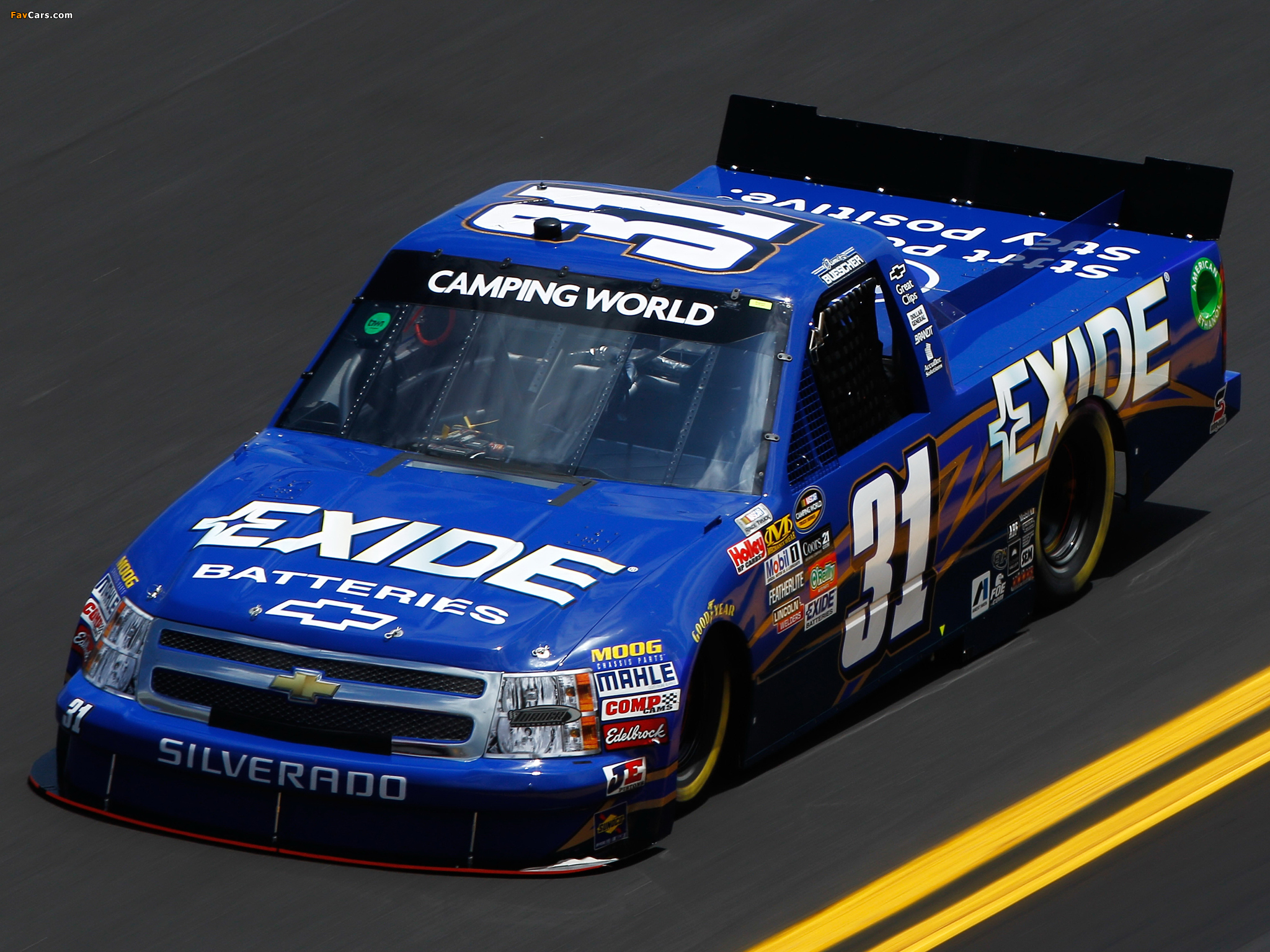 Chevrolet Silverado NASCAR Camping World Series Truck 2009 photos (2048 x 1536)