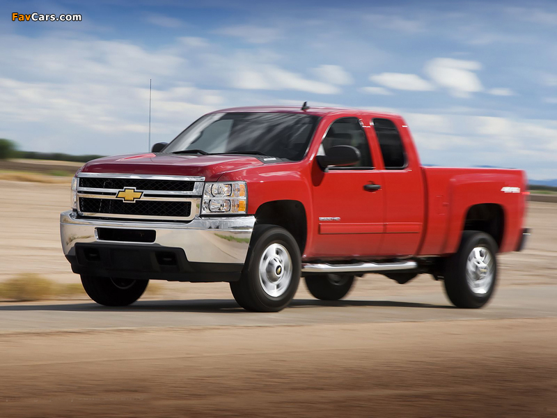 Chevrolet Silverado 2500 HD Extended Cab 2010 images (800 x 600)