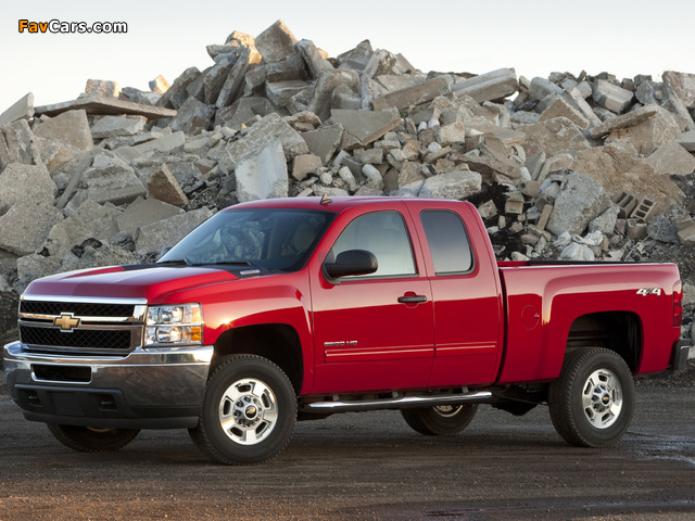 Chevrolet Silverado 2500 HD Extended Cab 2010–13 images (640 x 480)