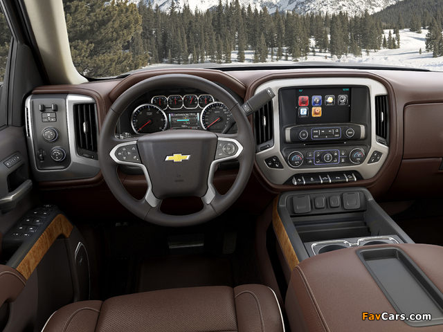 Chevrolet Silverado High Country Crew Cab 2013 images (640 x 480)