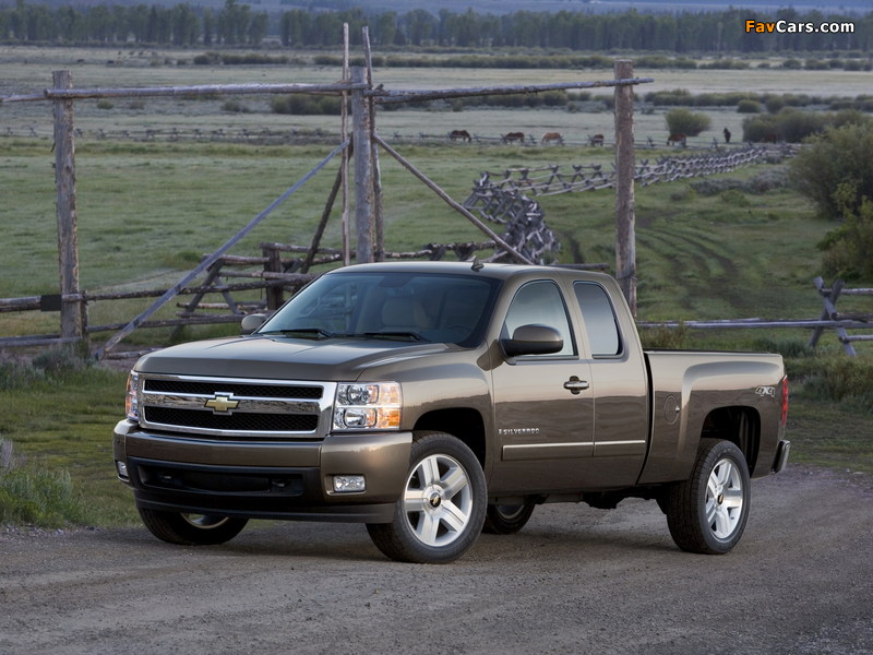 Images of Chevrolet Silverado Extended Cab 2007–13 (800 x 600)