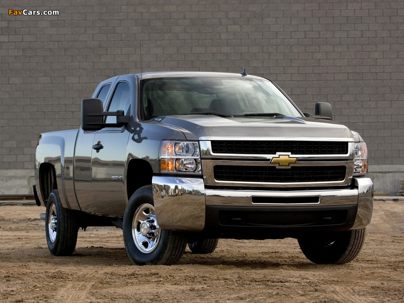 Images of Chevrolet Silverado 2500 HD Extended Cab 2007–10 (800 x 600)