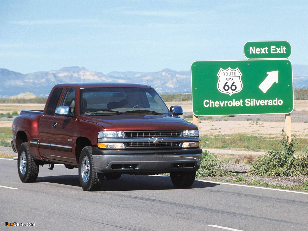 Photos of Chevrolet Silverado Flareside 1999–2002 (1024 x 768)