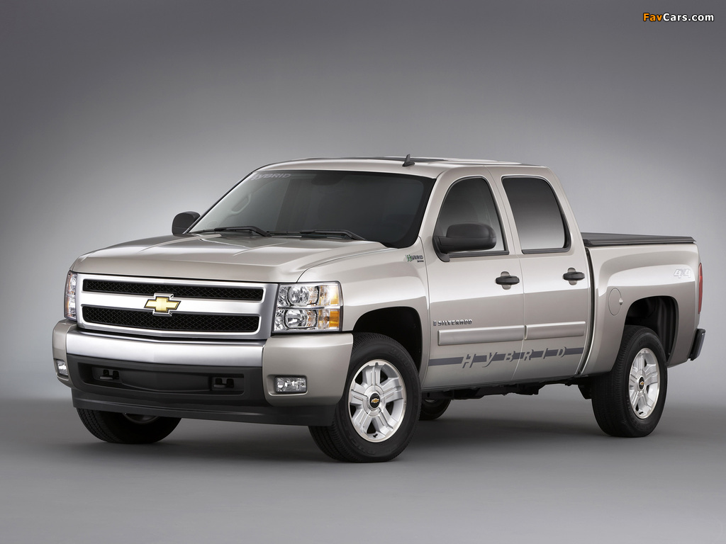 Photos of Chevrolet Silverado Hybrid Crew Cab 2008 (1024 x 768)