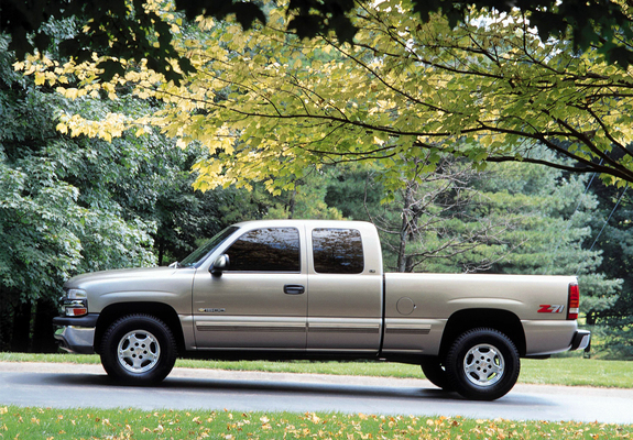 Pictures of Chevrolet Silverado Z71 Extended Cab 1999–2002