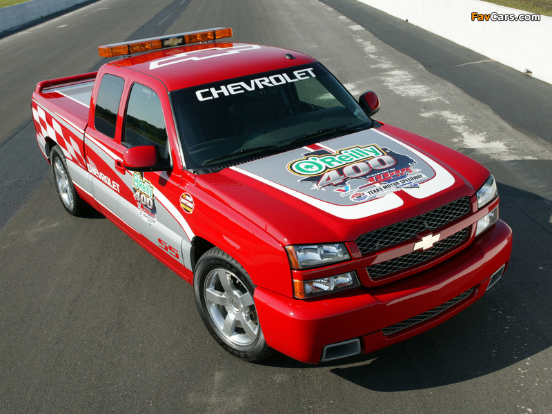Pictures of Chevrolet Silverado SS Extended Cab OReilly 400 Pace Truck 2003 (800 x 600)