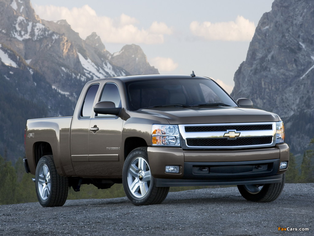 Pictures of Chevrolet Silverado Extended Cab 2007–13 (1024 x 768)