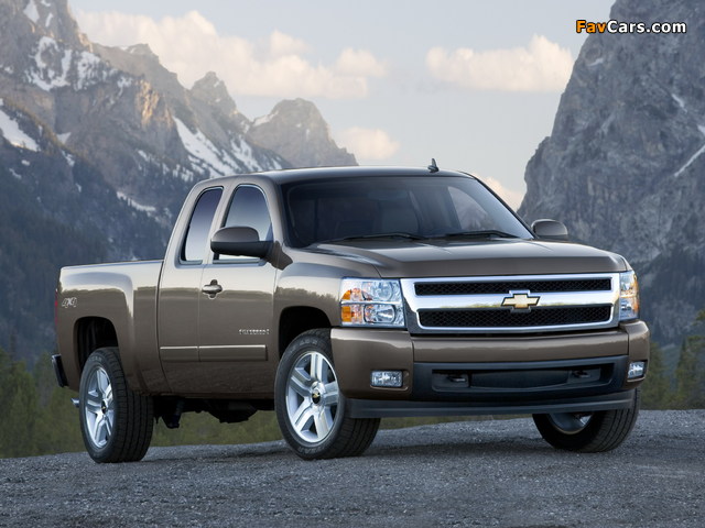 Pictures of Chevrolet Silverado Extended Cab 2007–13 (640 x 480)